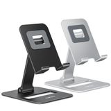 Suporte Para Celular Nulaxy Dual Folding, Pacote Com 2 Unidades, Preto E Prata