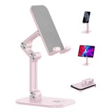 Suporte De Telefone Ocyclone, Ângulo De Altura Ajustável, Rosa
