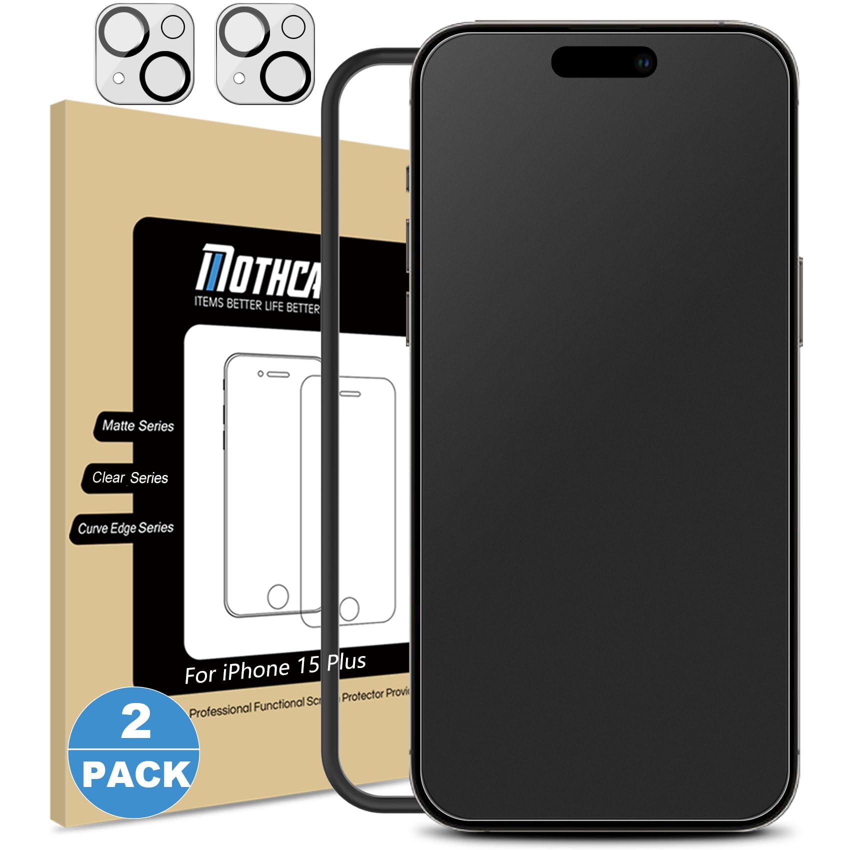 Protetor De Tela Mothca Matte Glass Iphone 15 Plus 6.7"
