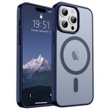 Capa De Telefone Supfine Magnetic Para Iphone 15 Pro Max Azul Marinho