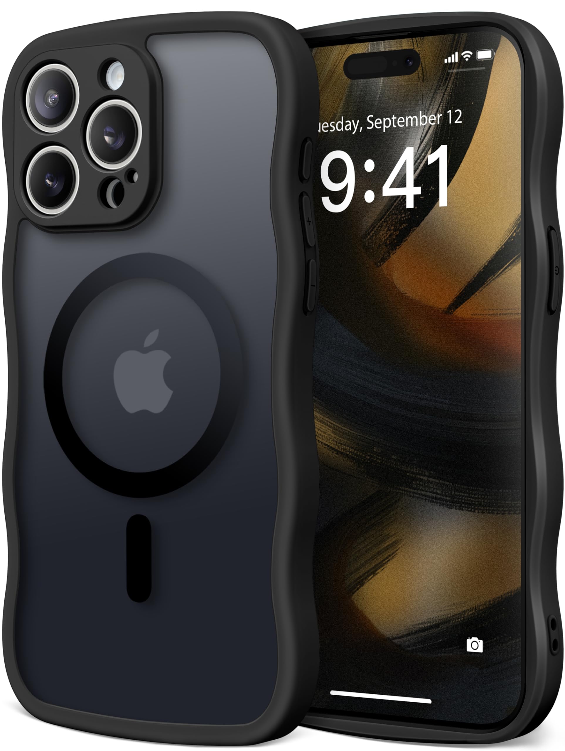 Capa De Celular Capraro Cute Para Iphone 15 Pro Max Preta