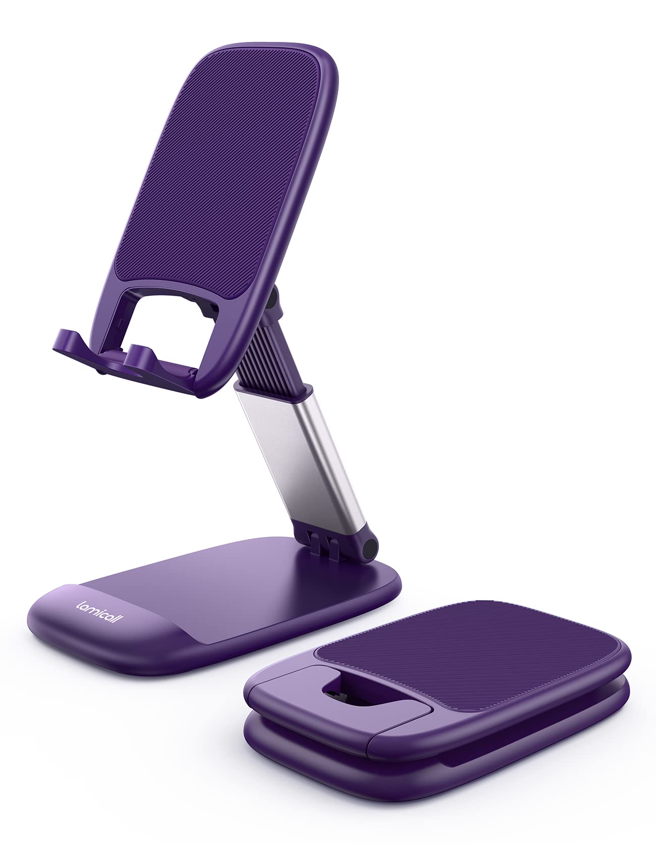 Suporte De Telefone Lamicall Purple Para Mesa Compatível Com Iphone