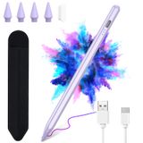 Caneta Stylus Bqss Para Ipad 11º/10º/9º Com Rejeição De Palma Roxa