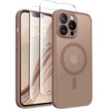 Capa De Telefone Capraro Magnetic Para Iphone 13 Pro 6.1" Marrom