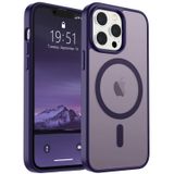 Capa De Telefone Supfine Magnetic Para Iphone 13 Pro Roxa Escura
