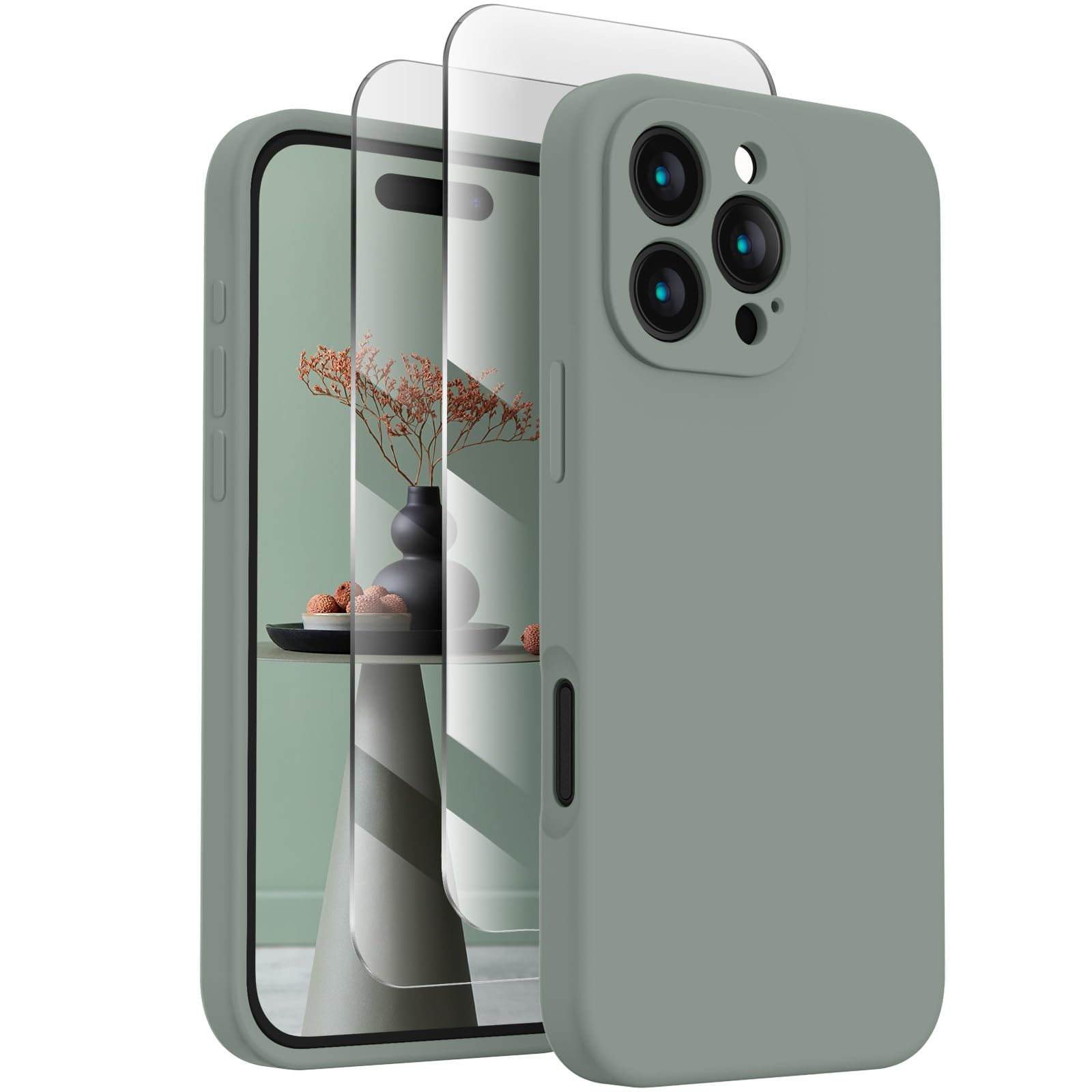 Capa De Telefone Firenova Projetada Para Iphone 16 Pro De Silicone
