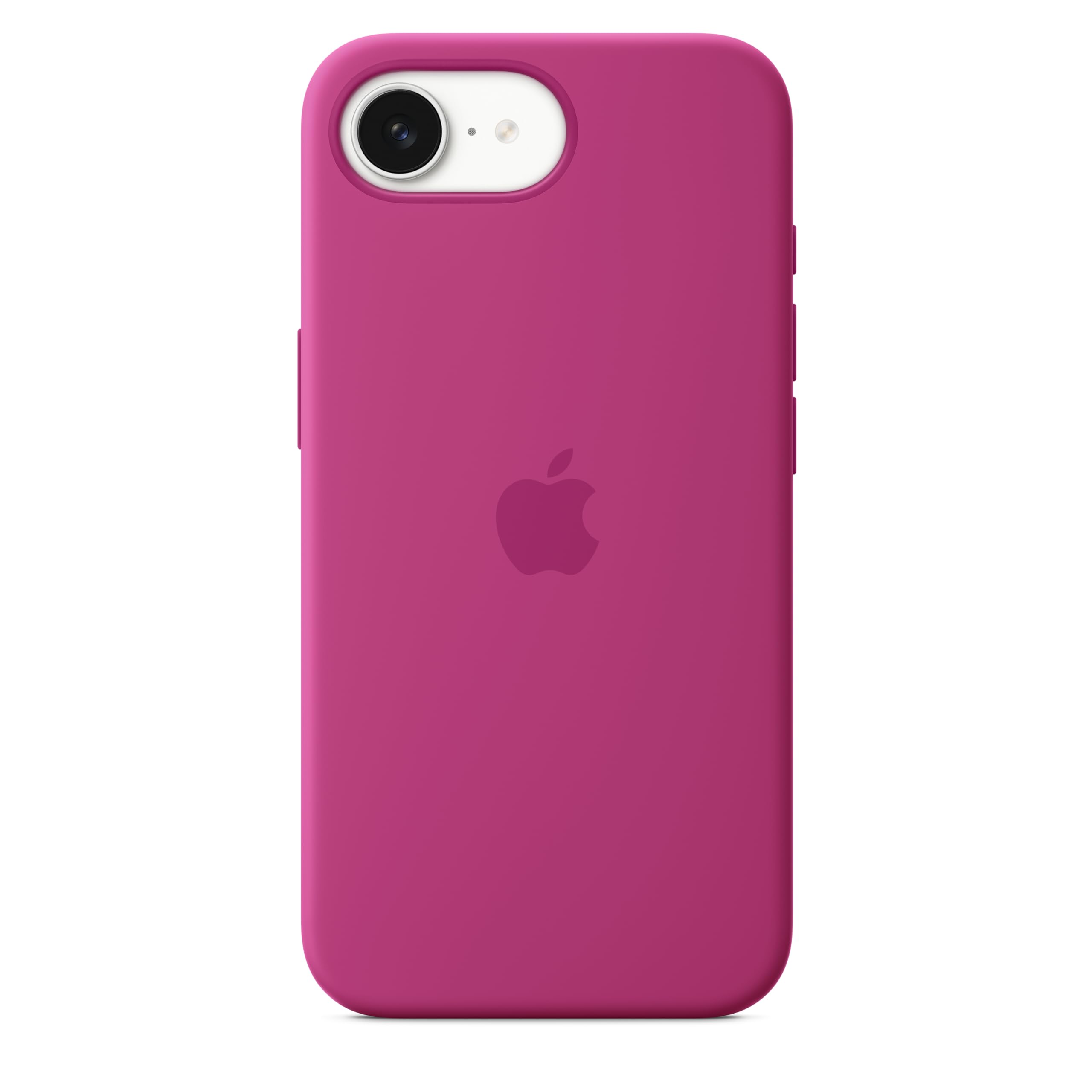 Capa De Telefone Apple Silicone Para Iphone 16e - Fúcsia