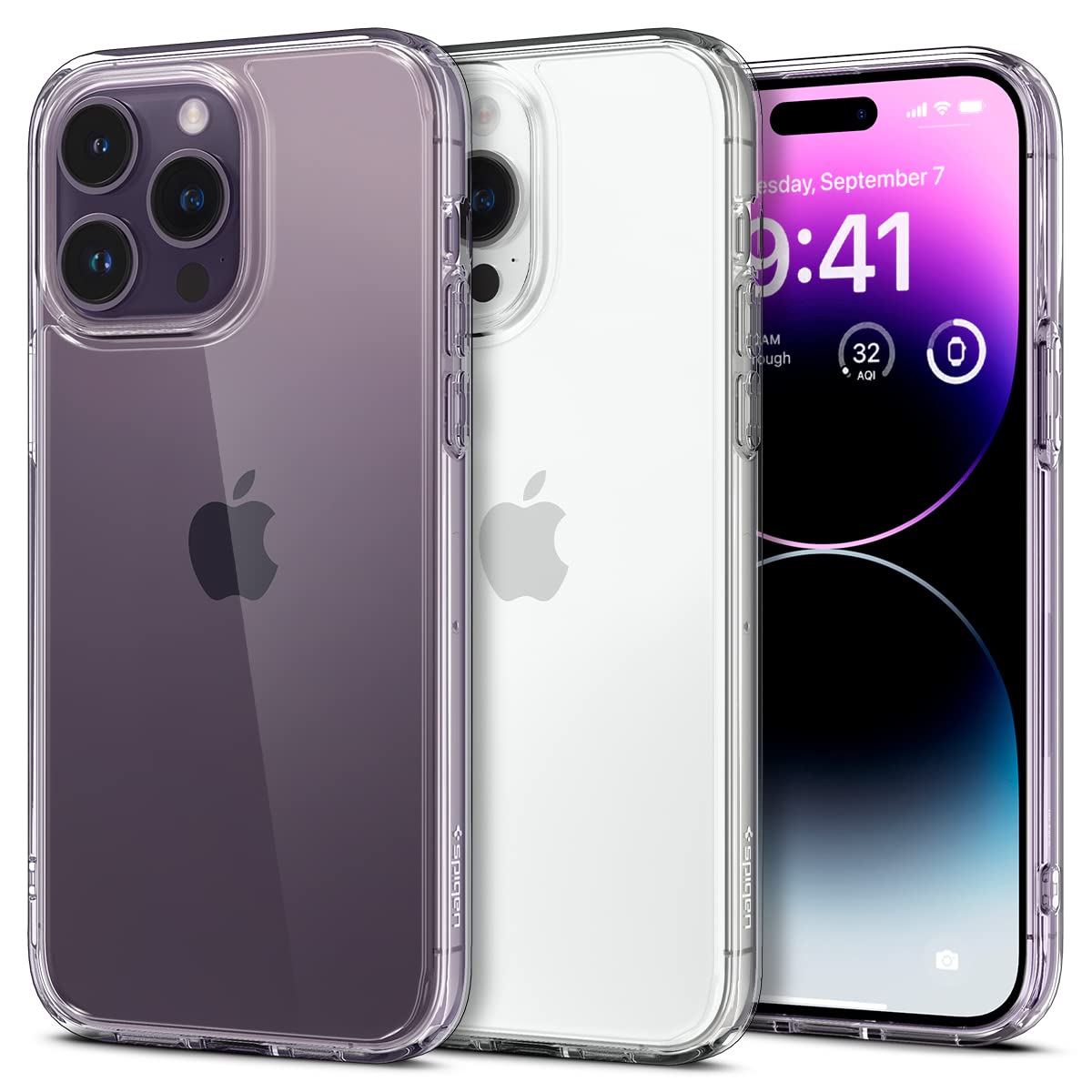 Capa Spigen Ultra Hybrid Para Iphone 14 Pro (2022) Transparente Como Cristal