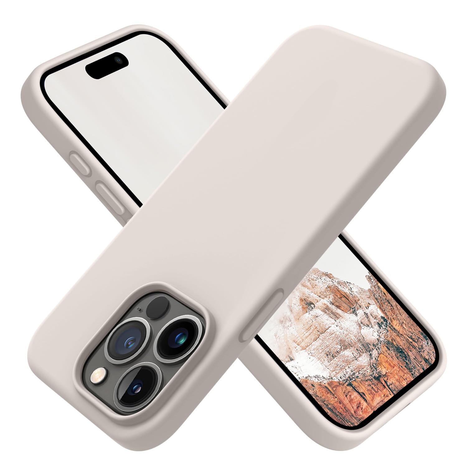 Capa De Telefone Otofly Compatível Com Silicone Iphone 15 Pro Max