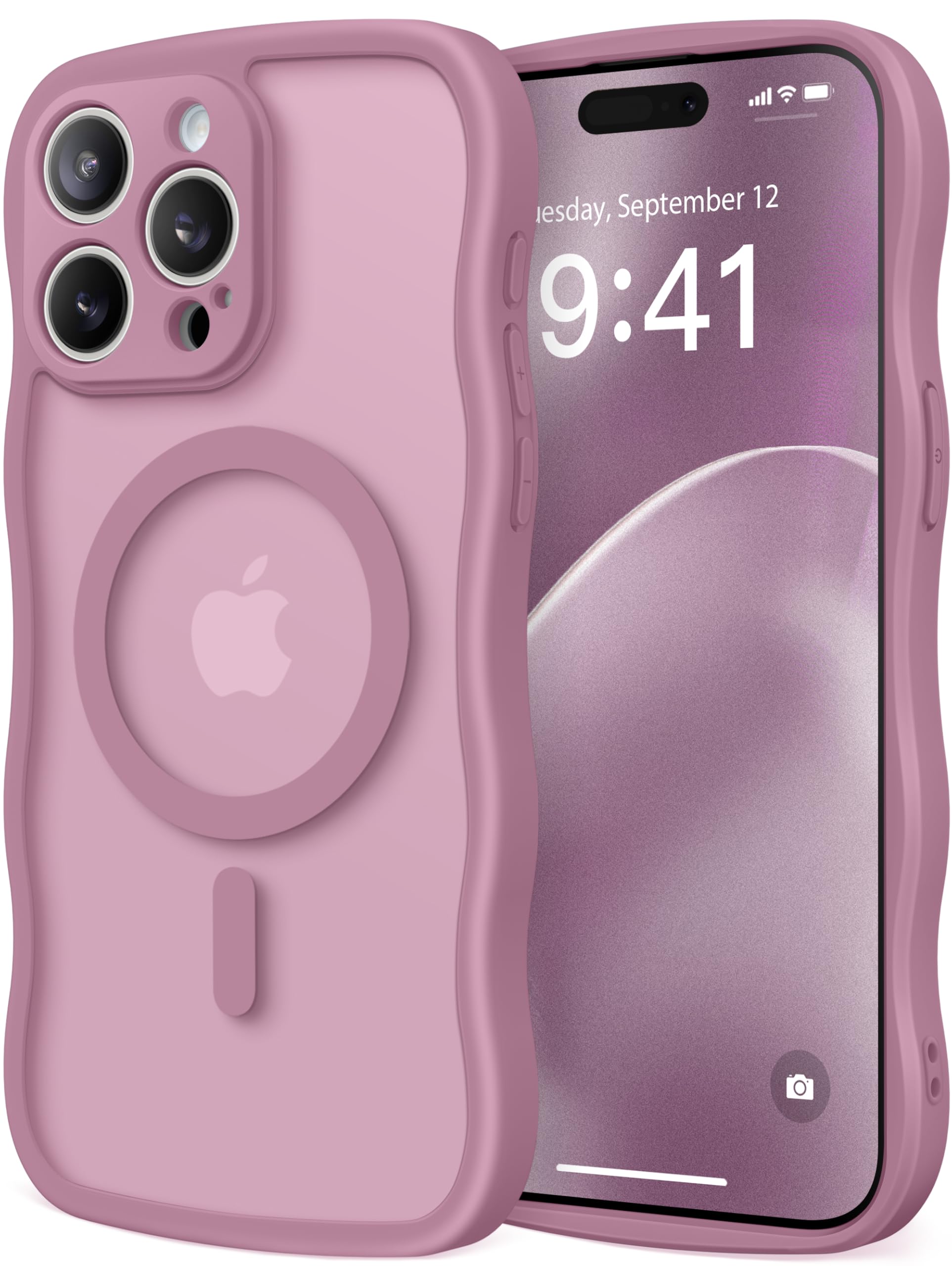 Capa De Telefone Capraro Cute Para Iphone 15 Pro Max Black Currant