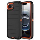 Capa De Telefone Paprose Para Iphone 16e De 6,1 Polegadas 2025 Preta/laranja