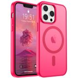 Capa De Telefone Supfine Magnética Para Iphone 13 Pro Rosa Choque