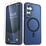 Capa De Telefone Yenapoon Matte Magnetic Com Protetor De Tela Samsung Galaxy S25+ Plus Azul Marinho