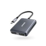 Adaptador Usb C Para Hdmi Duplo Anker Compact 4k @60hz Macbook
