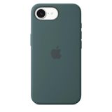 Capa De Telefone Apple Silicone Para Iphone 16e - Verde Lago
