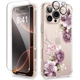 Capa De Telefone Gviewin Para Iphone 16 Pro Max Com Protetor De Tela