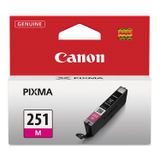 Tanque De Tinta Canon Cli-251 Magenta Genuíno Para Impressoras