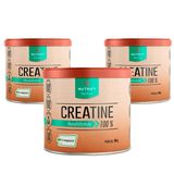 Kit 3 Creatina Creapure 100% Pura Monohidratada 300g Nutrify