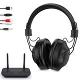 Fones De Ouvido Sem Fio Rosida Para Assistir Tv, Alcance 295 Pés, Preto