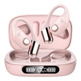 Fones De Ouvido Open Ear 2b2c Bluetooth 5.3 Sem Fio Com Microfone 80h Rosa