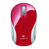 Mini Mouse Sem Fio Logitech M187 Vermelho