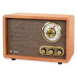Rádio Bluetooth Victrola Retro Wood Com Alto-falante Walnut