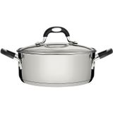 Caçarola Rasa Tramontina Aço Inox Astro Silicone 1,4l 16cm