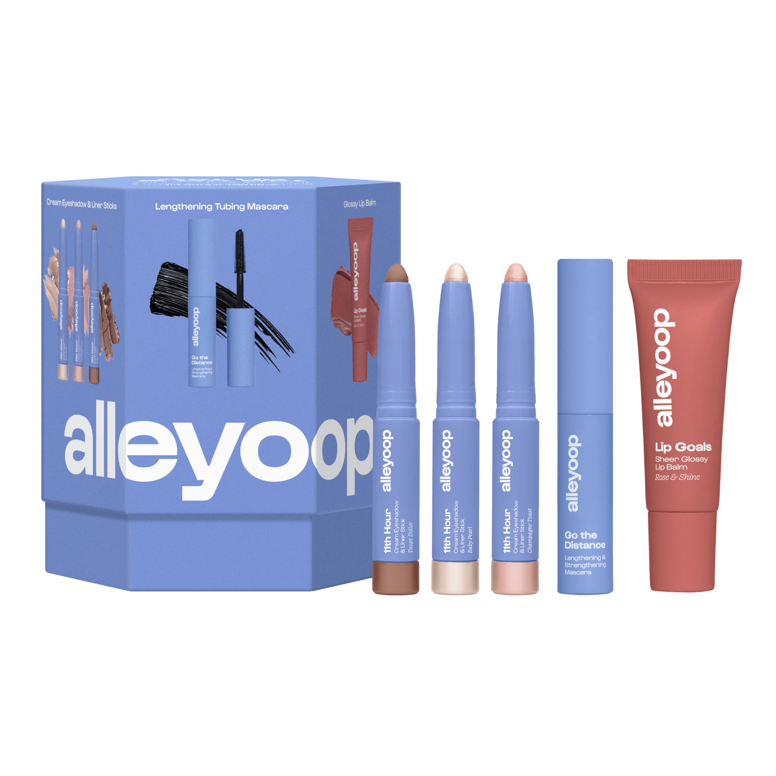 Conjunto De Maquiagem Alleyoop Everyday 5 Peças Essentials Kit Vegan