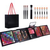 Kit De Maquiagem Morneca 177 Cores Com Espelho Para Mulheres E Meninas