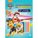 Patrulha Canina - Passatempos C/lápis De Cor - Ciranda Cultural Ciranda Cultural