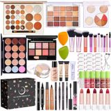 Kit De Maquiagem Chafful All In One Para Mulheres Com Base E Muito Mais