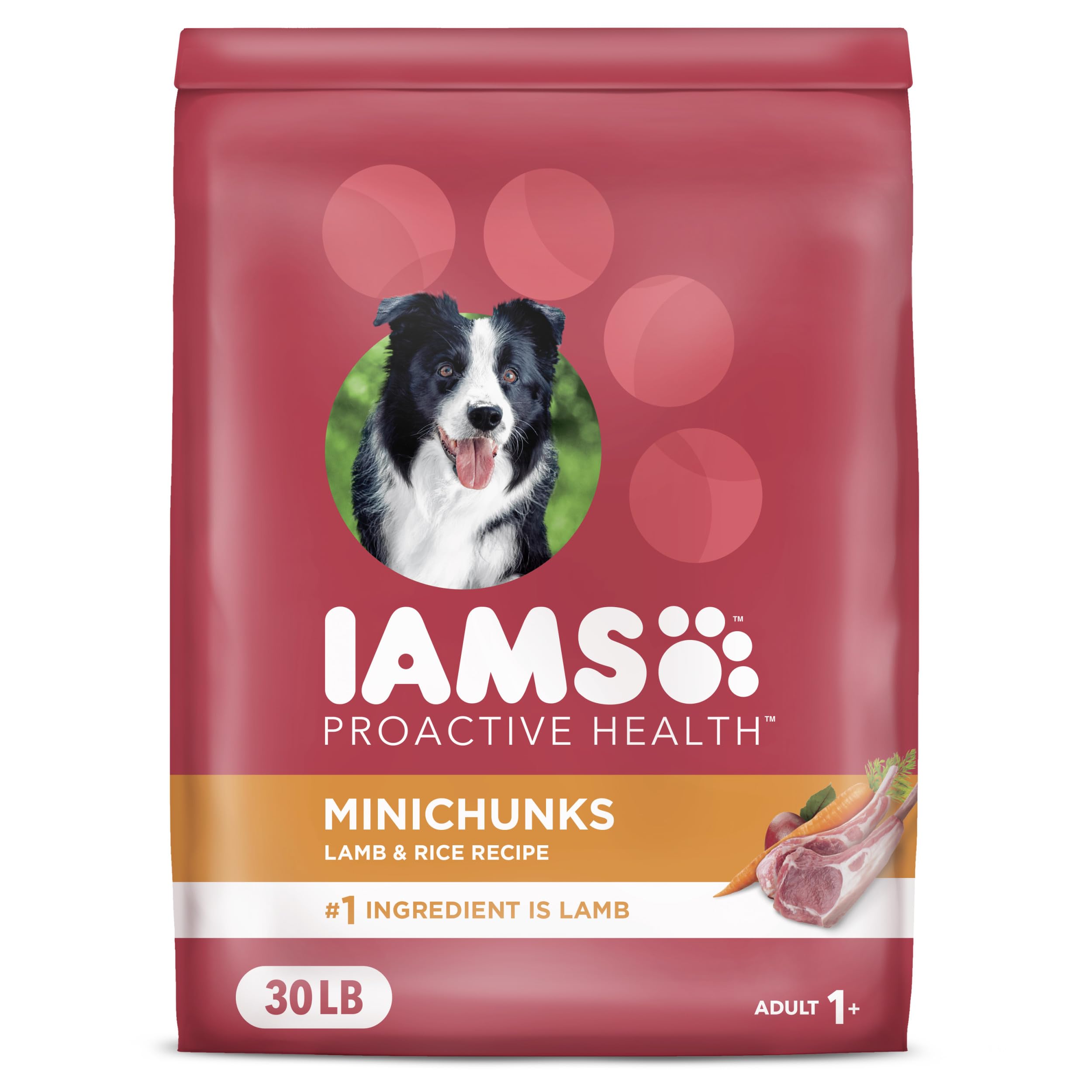 Comida Para Cães Iams Proactive Health Minichunks Lamb &amp; Rice 13,6 Kg