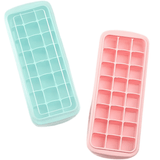 Forma De Gelo Silicone 24 Cubos C/ Tampa - Cores Sortidas - B-max B-max