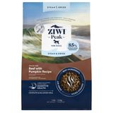 Comida Para Cães Ziwi Peak Steam E Carne Seca Alimentada Com Capim Com Abóbora