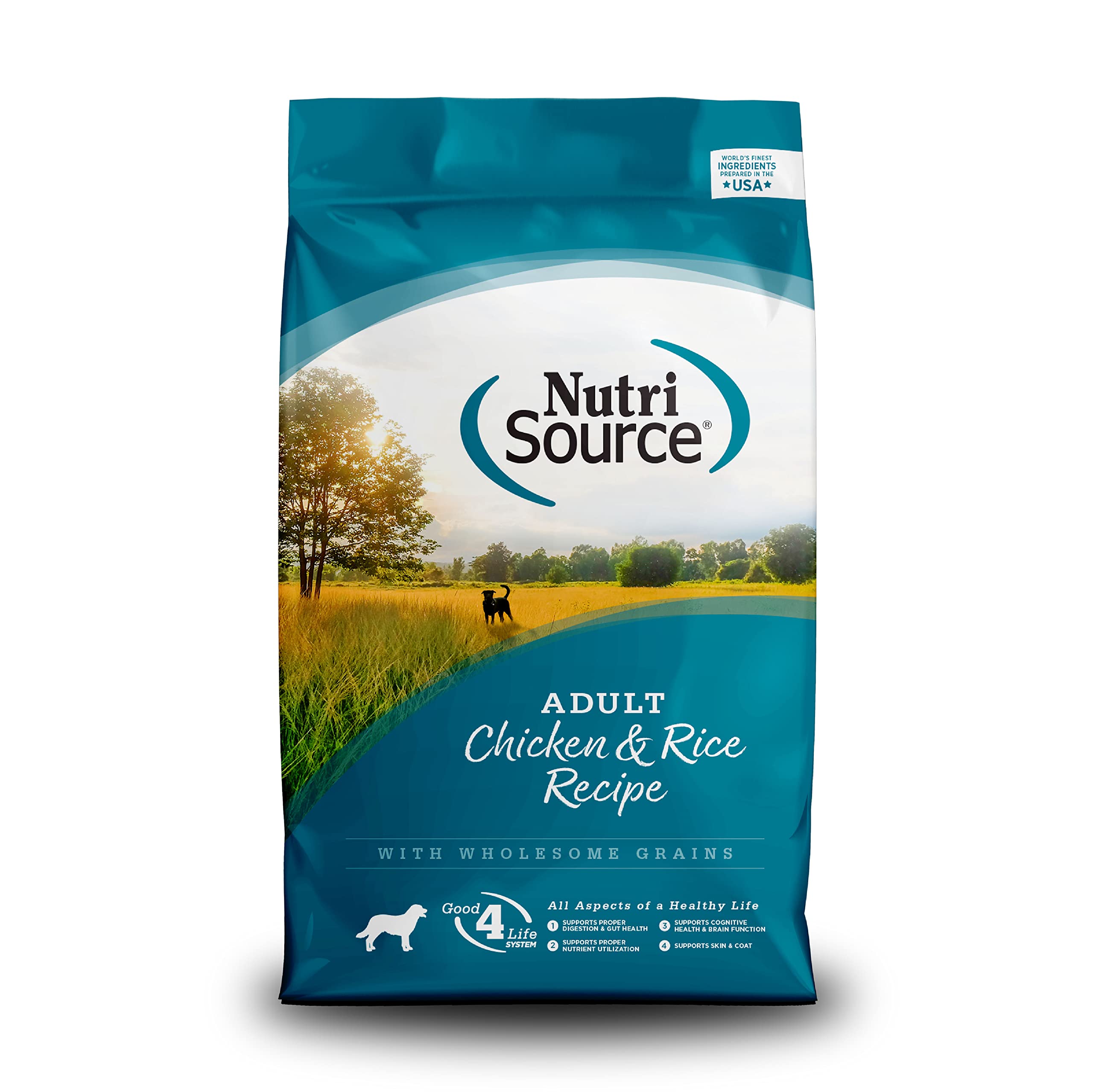 Comida Para Cães Nutrisource Adult Frango E Arroz 11,8 Kg
