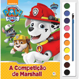 Livro De Aquarela - Ciranda Cultural - Patrulha Canina A Competicao De Marshall Ciranda Cultural