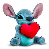Pelúcia Interativa Stitch Coração C/ Som - Multikids Multikids