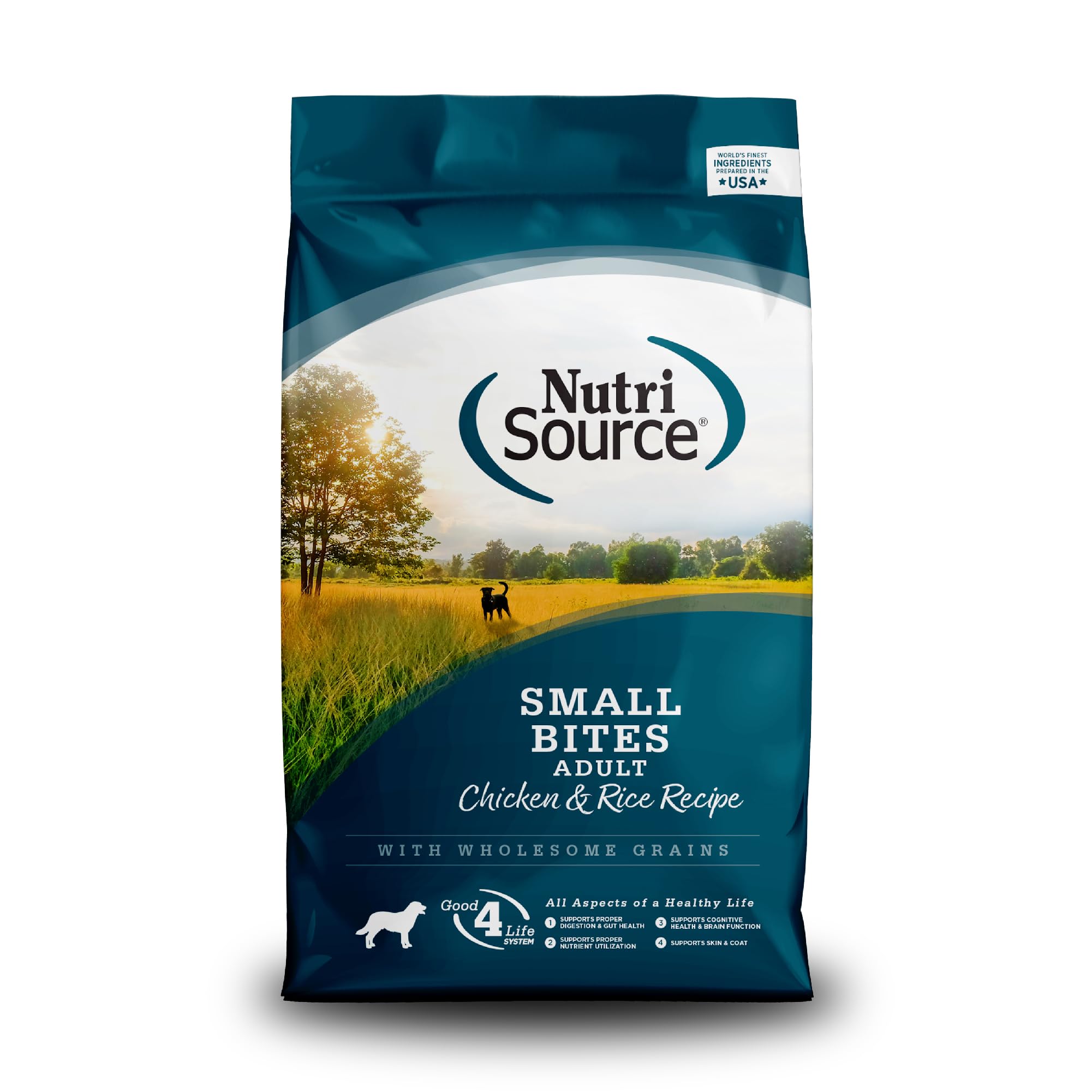 Comida Para Cães Nutrisource Adult Small Bites Chicken &amp; Rice 5,4 Kg