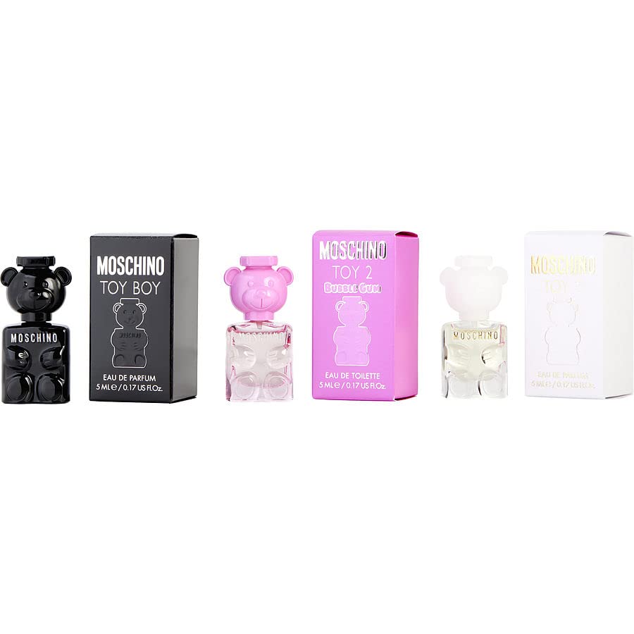 Conjunto De Perfume Para Presente Moschino Toy Mini Trio 5 Ml X 3