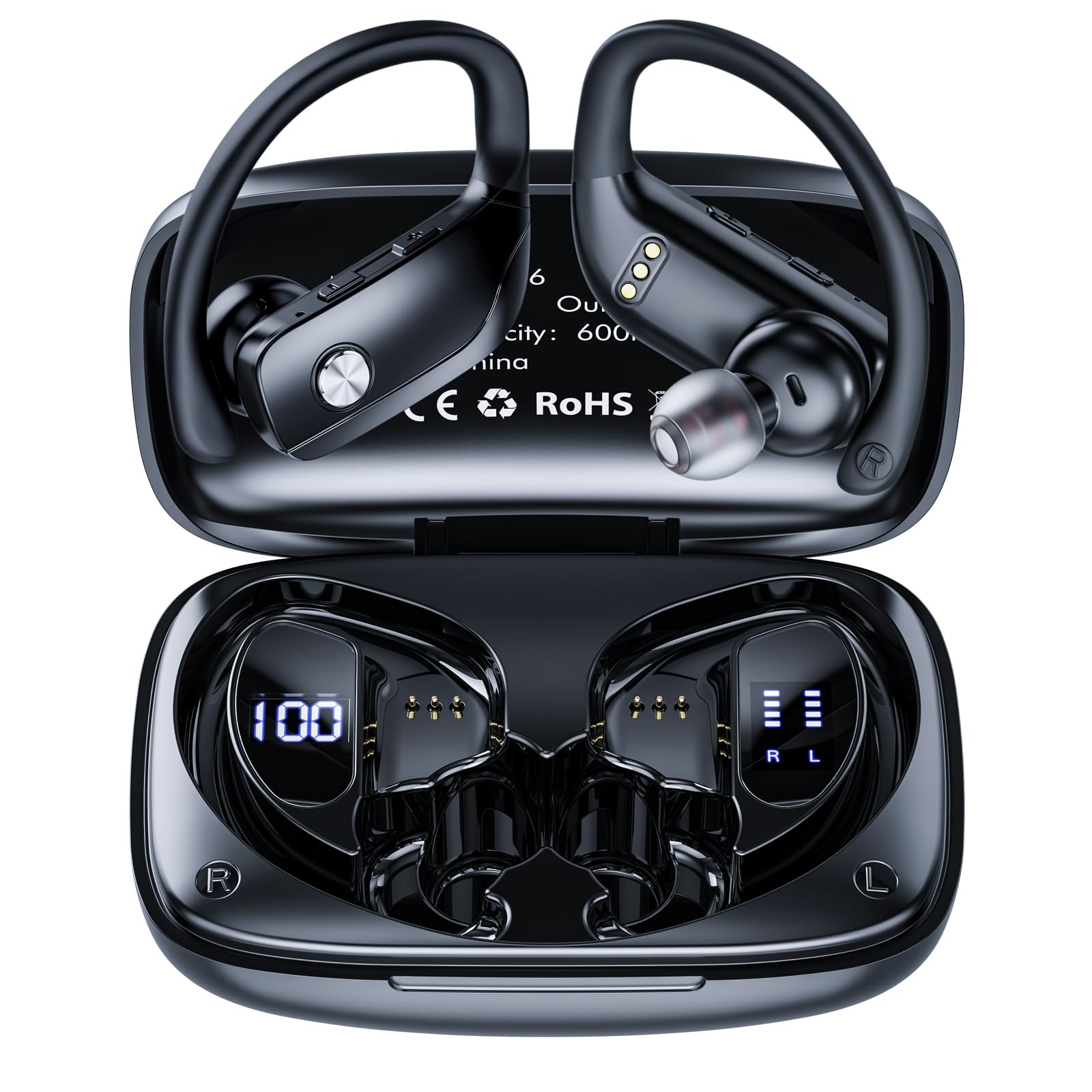 Fones De Ouvido Sem Fio Fones De Ouvido Bluetooth Caymuller 48hrs Play