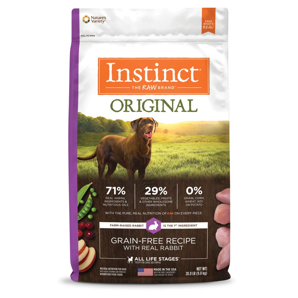 Comida Seca Para Cães Instinct Original Raw Coated Kibble 9,07 Kg