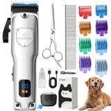 Máquina De Cortar Cães Fuzzyfix Para Cuidar De Casacos Grossos E Pesados Com Kit