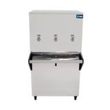 Bebedouro Industrial De Coluna Knox 100 Litros 2 Torneiras Geladas E 1 Torneira Natural Inox - 110v