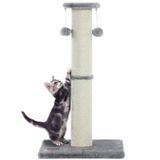Cat Scratching Post Kilodor 86 Cm De Altura Sisal Sisal Scratcher Grey