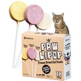 Cat Treats Malsipree Lollipop, Frango Liofilizado, Pacote Com 18