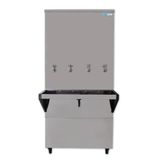 Bebedouro Industrial De Coluna Knox 200 Litros 3 Torneiras Geladas E 1 Torneira Natural Inox - 110v