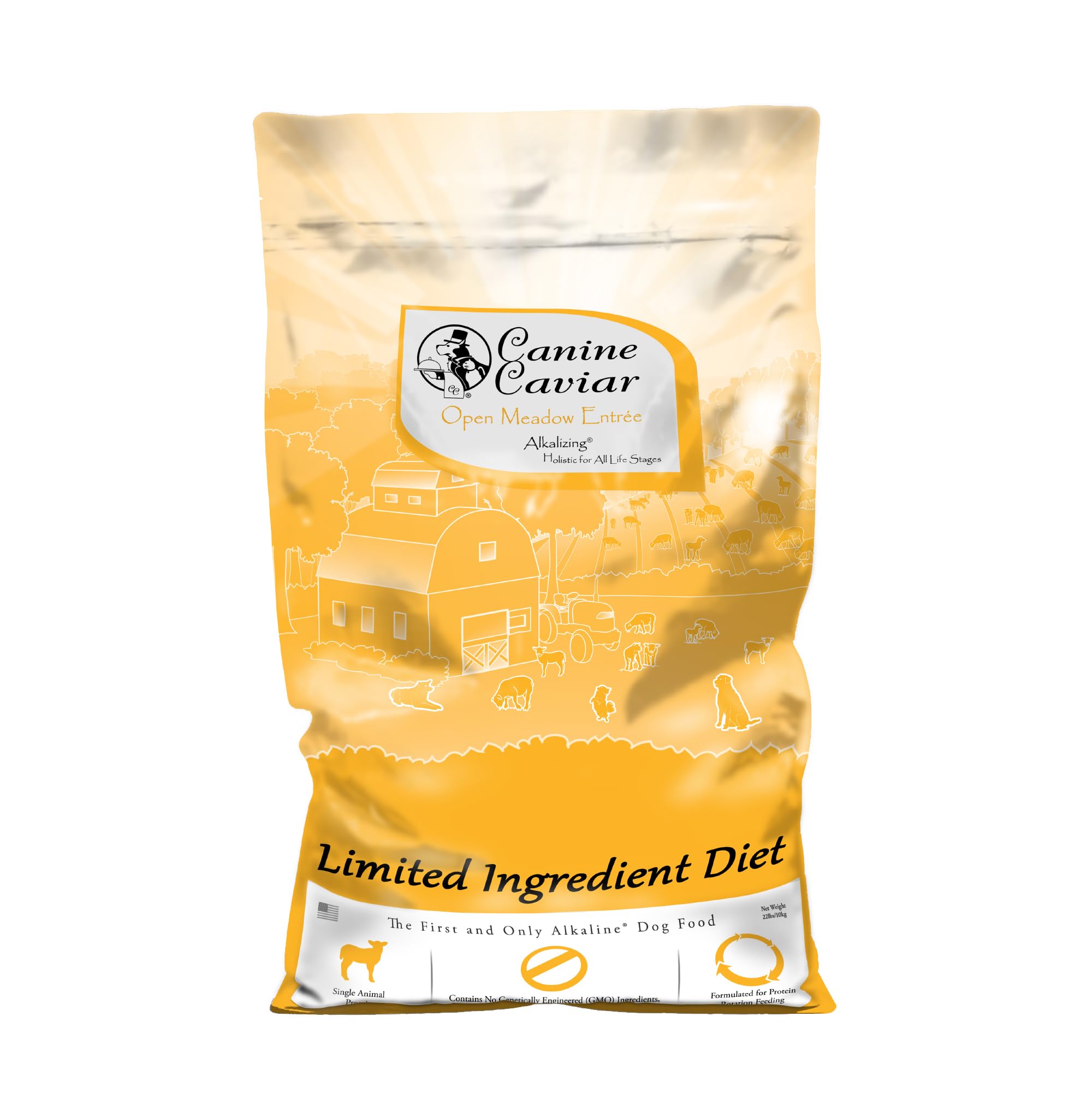 Comida Seca Para Cães, Caviar Canino, Open Meadow Lamb, Saco De 10 Kg