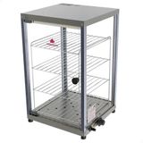 Vitrine Vertical Elétrica Progás Pr-640 E Inox 220v 4 Divisões Não Acompanha Bandejas