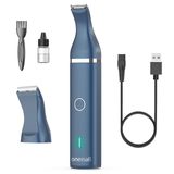 Dog Clippers Oneisall Cordless Small Pêlos Para Animais De Estimação Verde-azulado