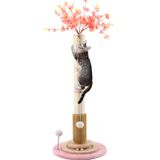 Cat Scratching Post Couner Corda De Sisal De 45 Polegadas De Altura Rosa